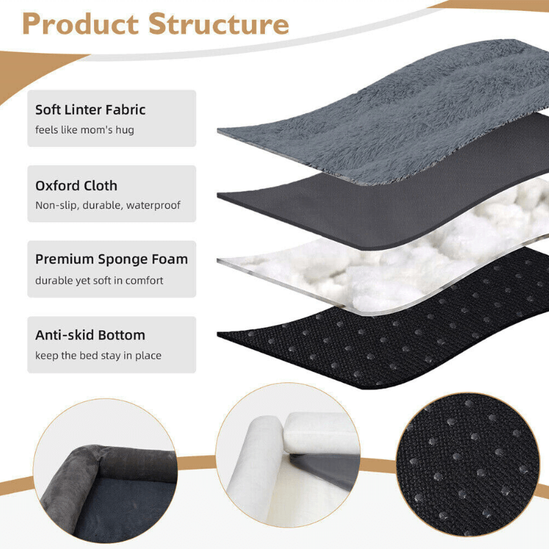 FurryFriends™ Orthopedic Calming Bed